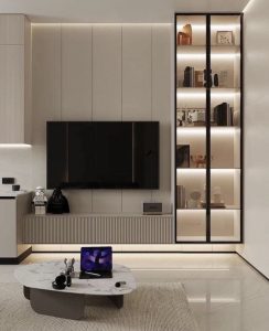 ديكور شاشه للتلفزيون
